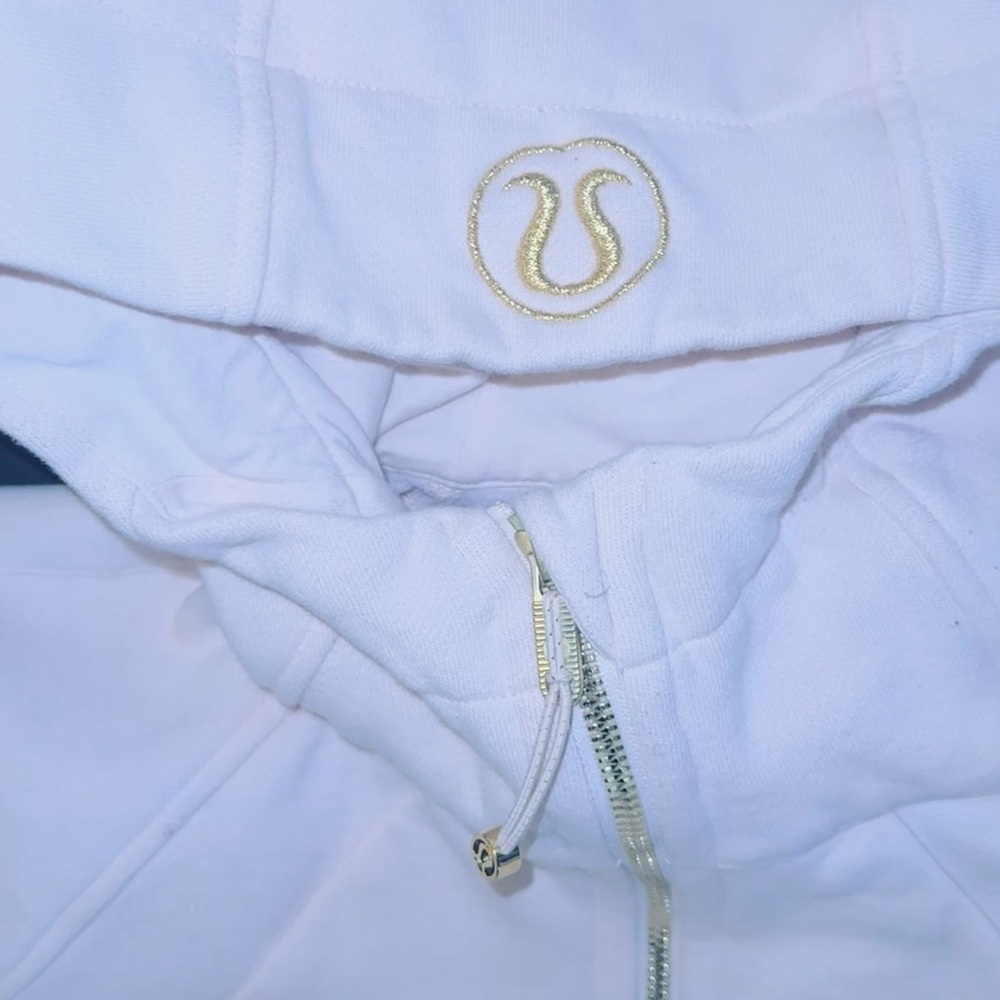 Pink Scuba Full-Zip Cropped Hoodie